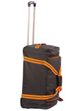 Alezar sports bag on two wheels, Grey-Orange 24"