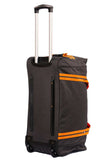 Alezar sports bag on two wheels, Grey-Orange 24"