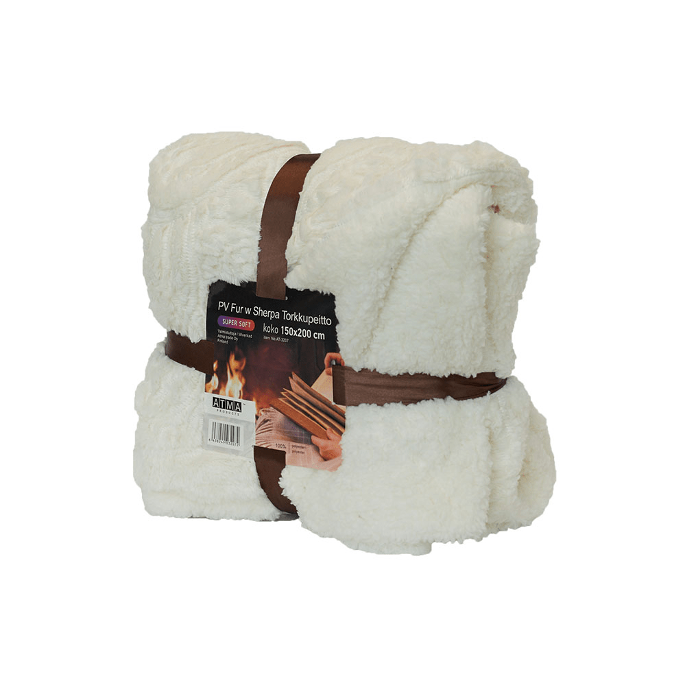Fleece Blanket "Sherpa" 150*200 cm - FinnMarket
