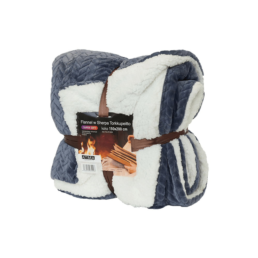 Fleece Blanket "Sherpa" 150*200 cm - FinnMarket