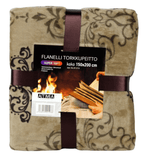 Fleece Blanket 150*200 cm, Brown