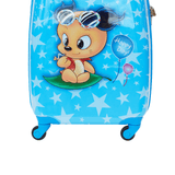 Kid's Travel Bag Blue (4 wheels) 18" - FinnMarket