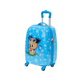 Kid's Travel Bag Blue (4 wheels) 18" - FinnMarket